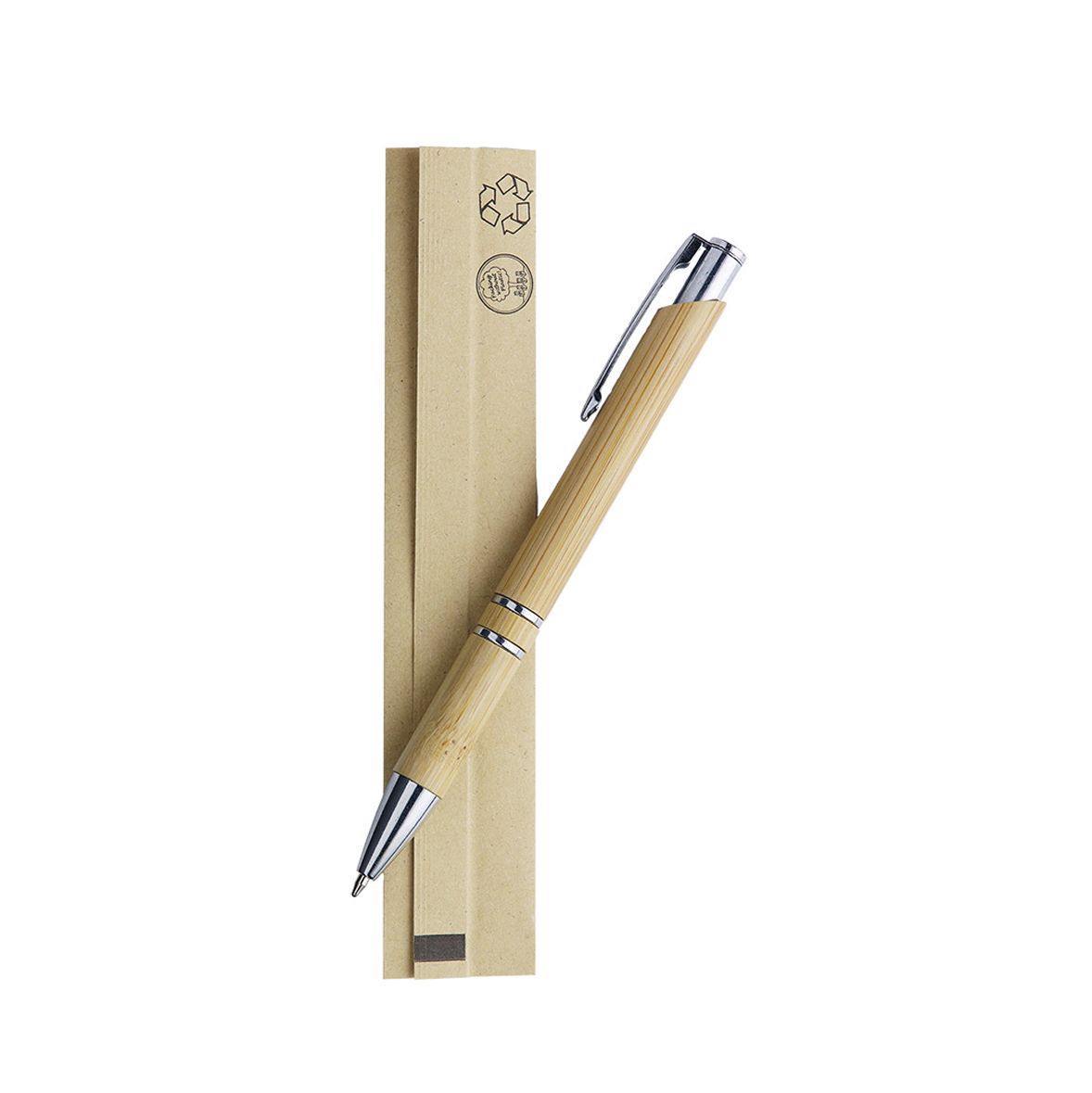 Esferográfica de Bambu e Cana de Trigo/ABS (ECONATUR)