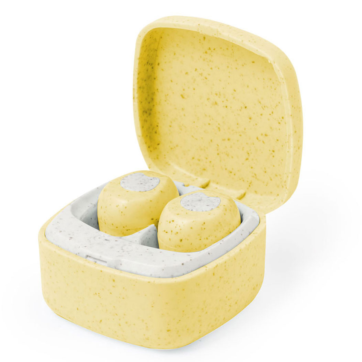 Auriculares em Palha de Trigo com Bluetooth (ORILEY) - Amarelo